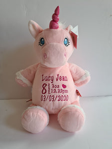 Pink Unicorn bear