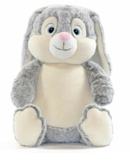 Load image into Gallery viewer, Personalised Grey Bunny bear
